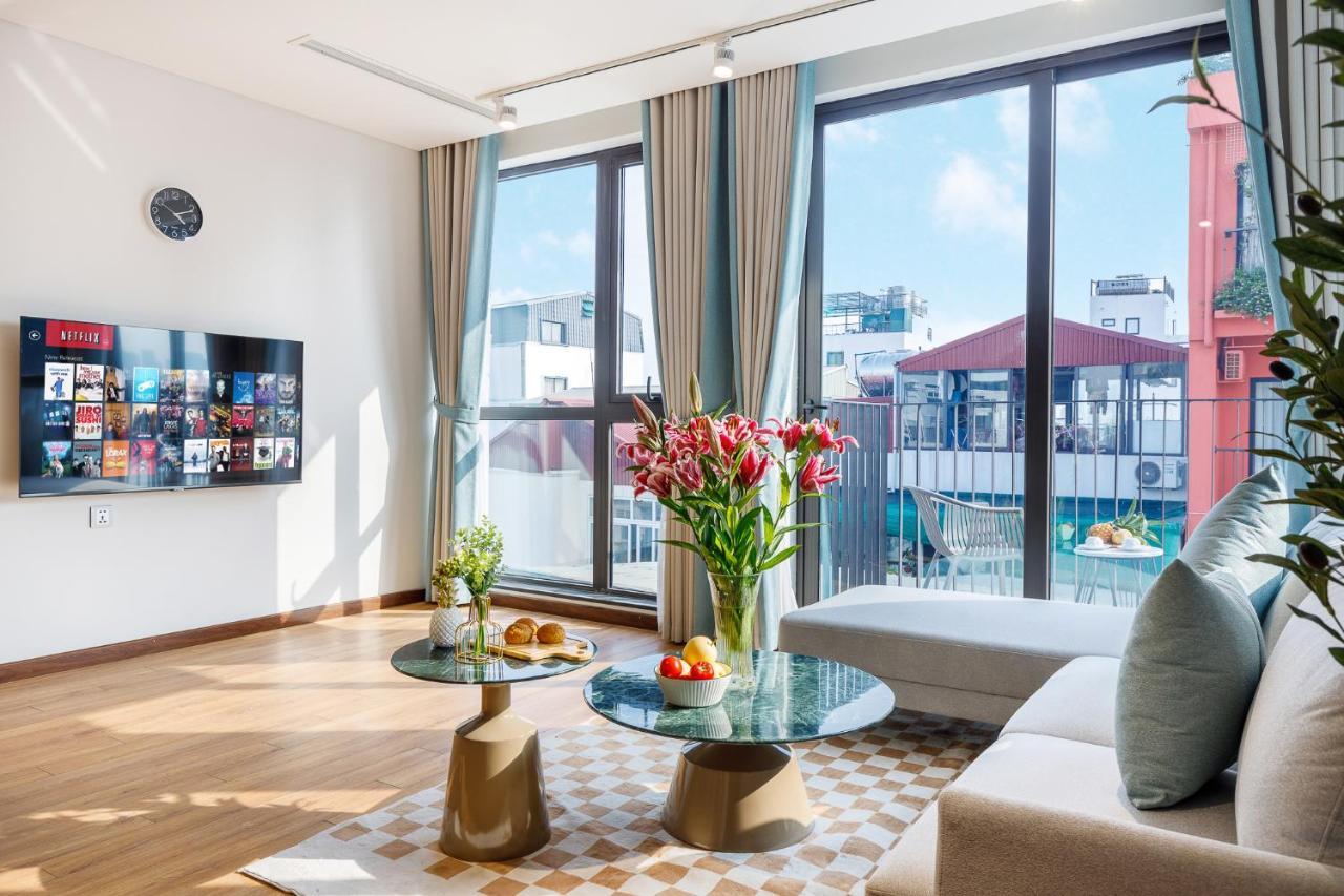 Margaery Boutique Apartment & Skyon9 Rooftop Bar ฮานอย ภายนอก รูปภาพ