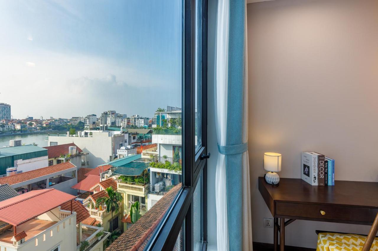 Margaery Boutique Apartment & Skyon9 Rooftop Bar ฮานอย ภายนอก รูปภาพ