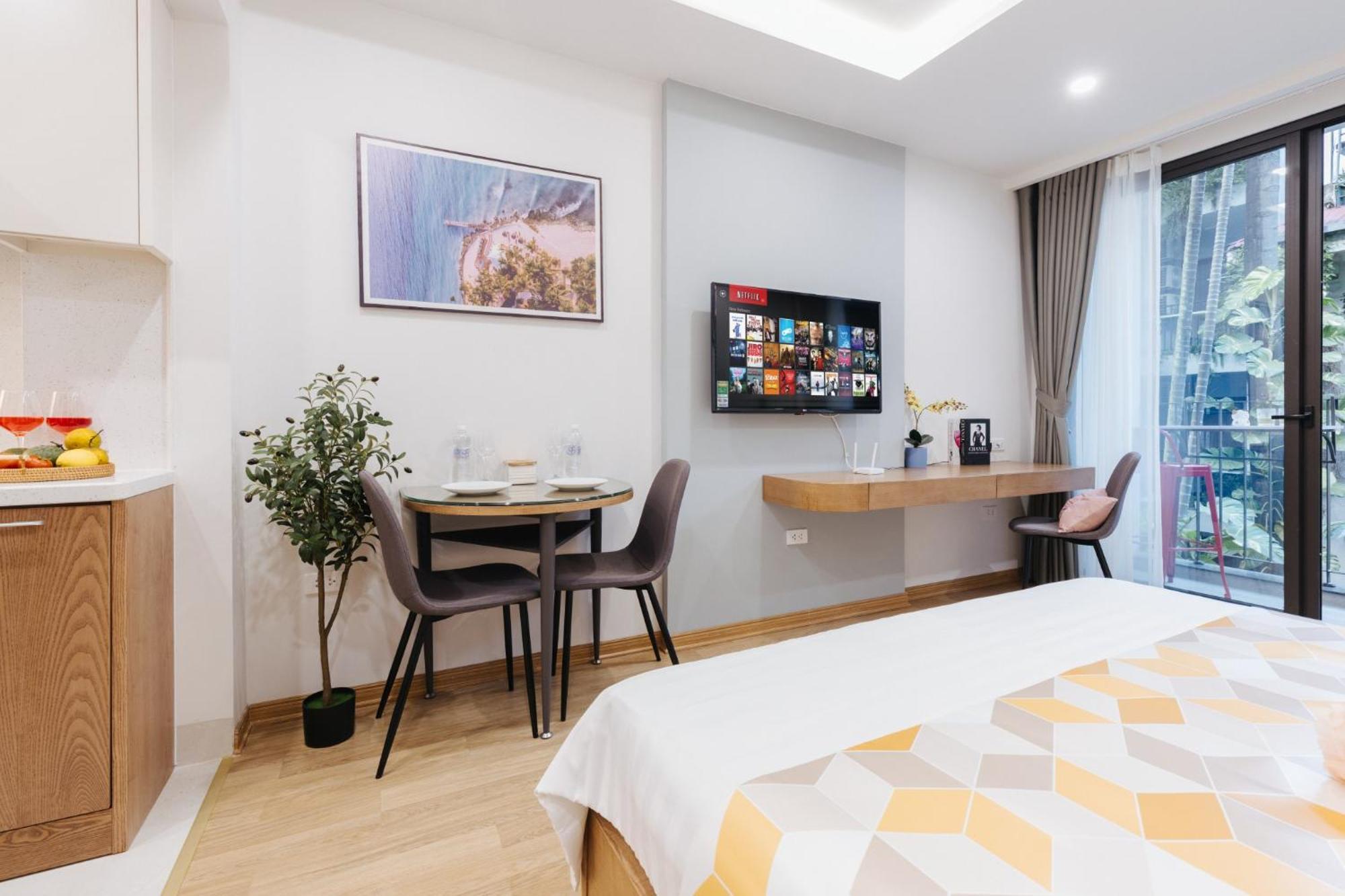 Margaery Boutique Apartment & Skyon9 Rooftop Bar ฮานอย ภายนอก รูปภาพ