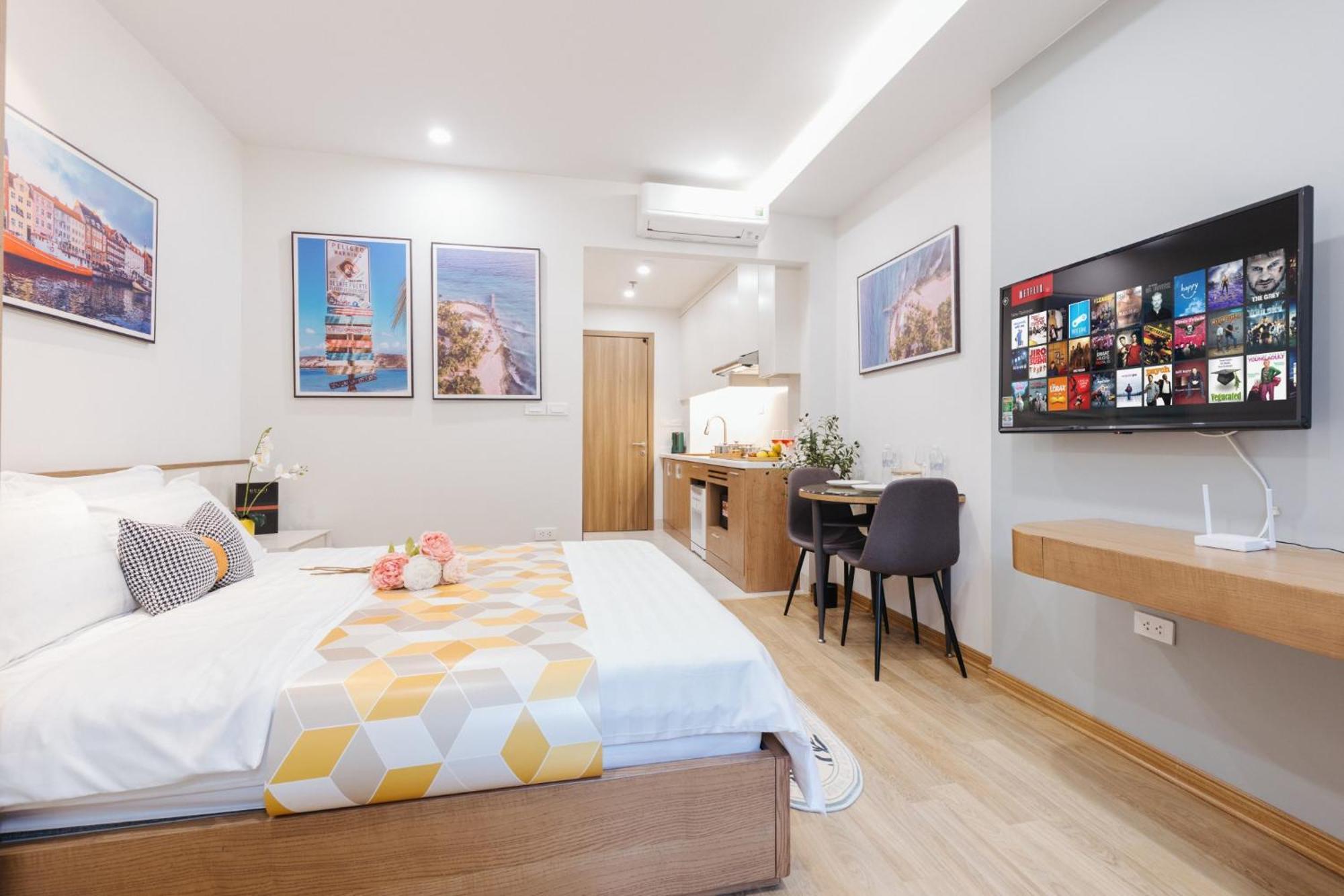 Margaery Boutique Apartment & Skyon9 Rooftop Bar ฮานอย ภายนอก รูปภาพ